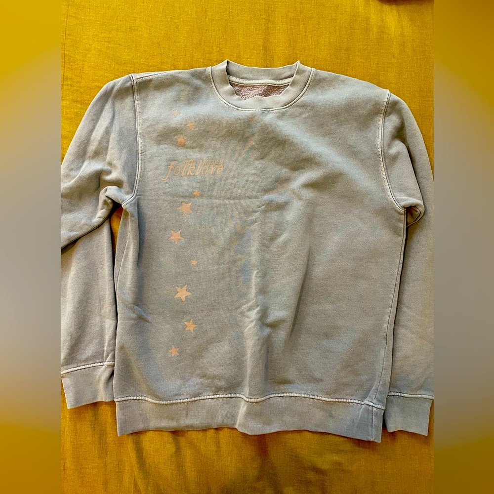 Taylor Swift Official Merch - Folklore Pullover Crewneck Sweatshirt